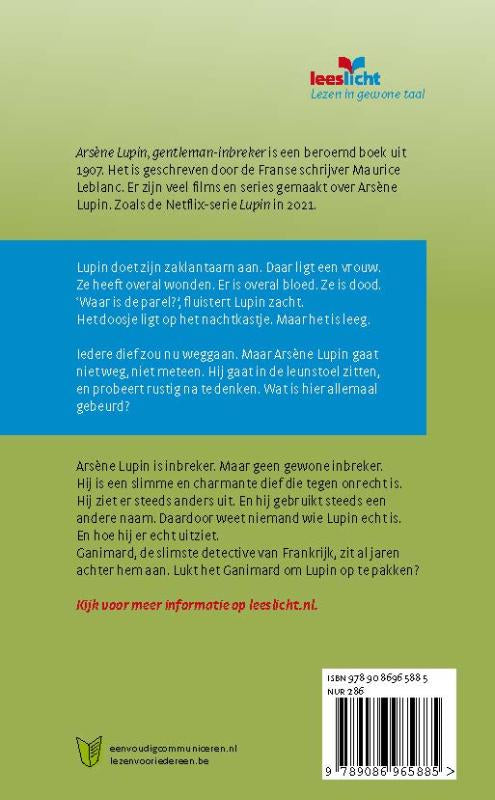 Arsene-Lupin-gentleman-inbreker-flaptekst-9789086965885