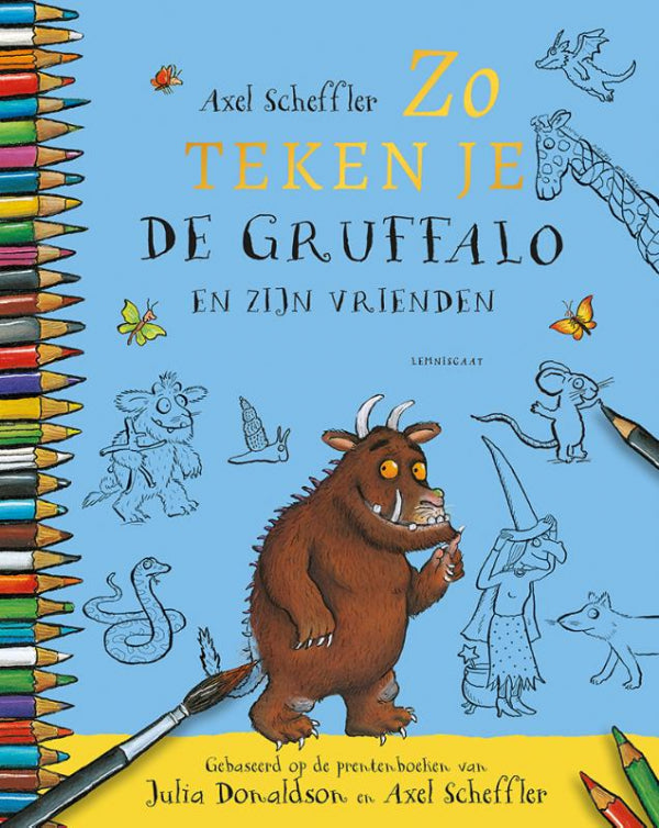 Zo-teken-je-de-Gruffalo-en-zijn-vrienden-boek-cover-9789047715580