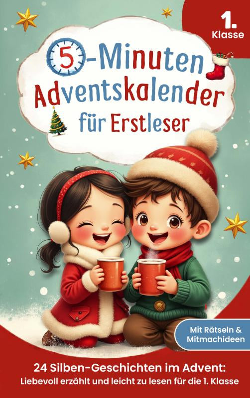 5-Minuten-Adventskalender-fur-Erstleser-24-Silben-Geschichten-im-Advent-boek-cover-9789925823741