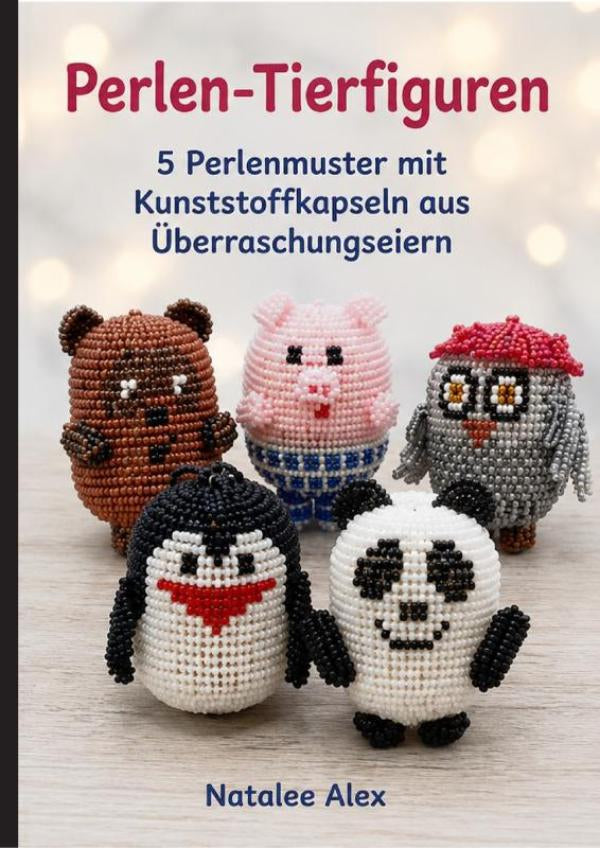 5 niedliche Tiere aus Perlen