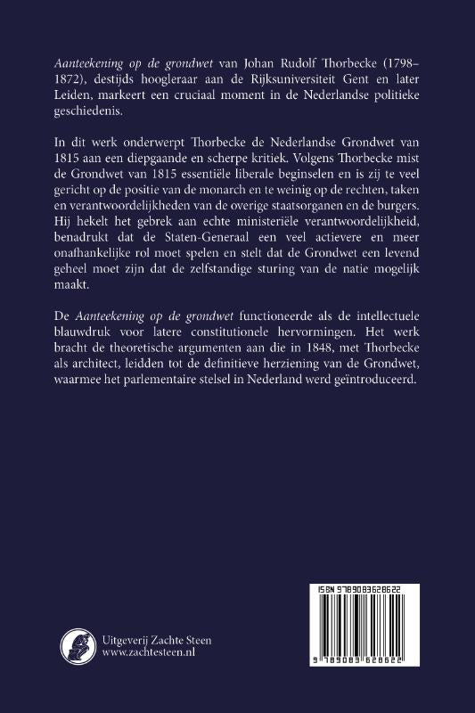 Aanteekening-op-de-Grondwet-flaptekst-9789083628622