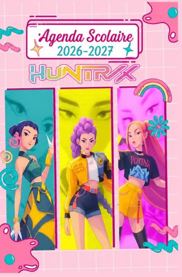 Agenda-Scolaire-2026-2027-KPop-Demon-Hunters-boek-cover-9789403911557
