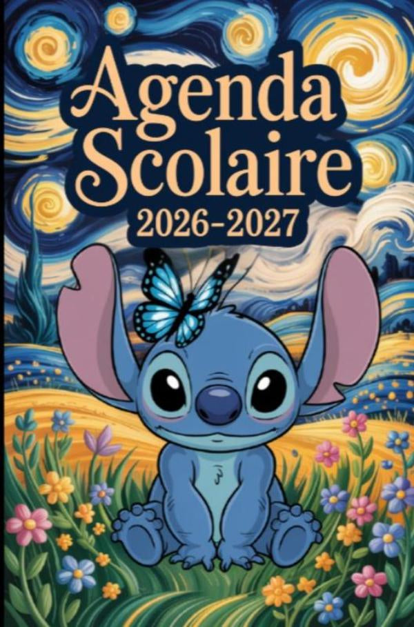 Agenda Scolaire 2026 2027 Stitch