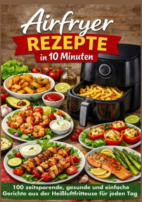Airfryer-Rezepte-in-10-Minuten-100-zeitsparende-gesunde-und-einfache-Gerichte-aus-der-Heissluftfritteuse-fur-jeden-Tag-boek-cover-9789403879130