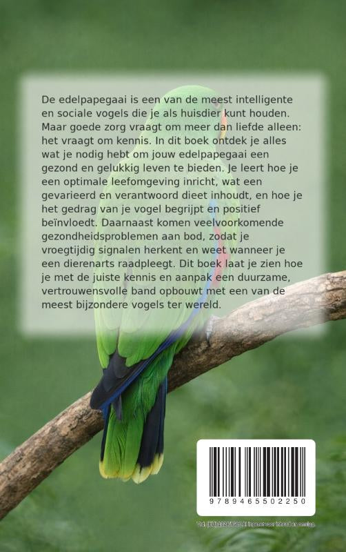 Alles-over-de-Edelpapegaai-flaptekst-9789465502250