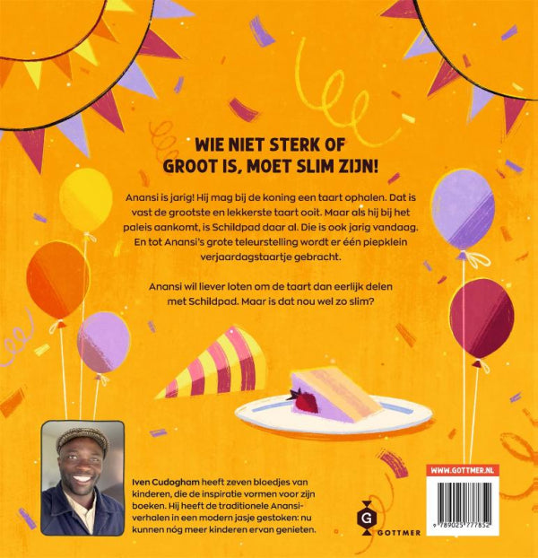 Anansi-de-spin-en-de-verjaardagstaart-flaptekst-9789025777852