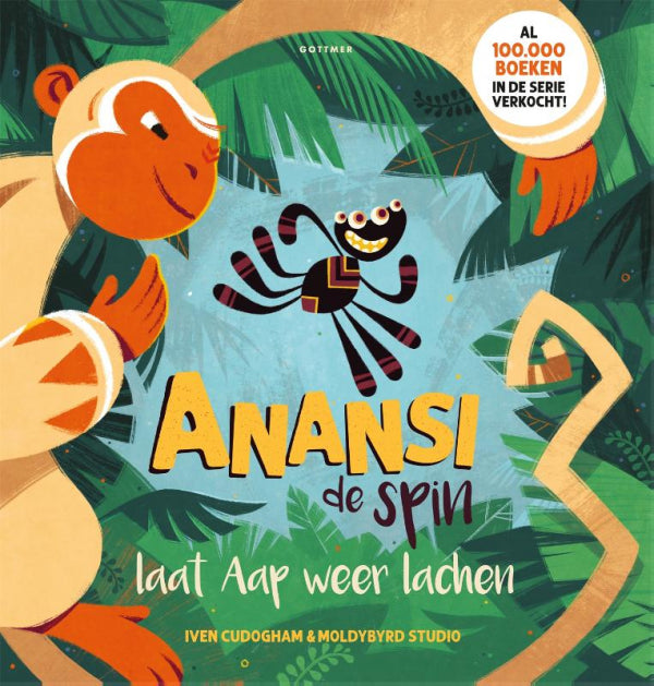 Anansi-de-spin-laat-Aap-weer-lachen-boek-cover-9789025779887