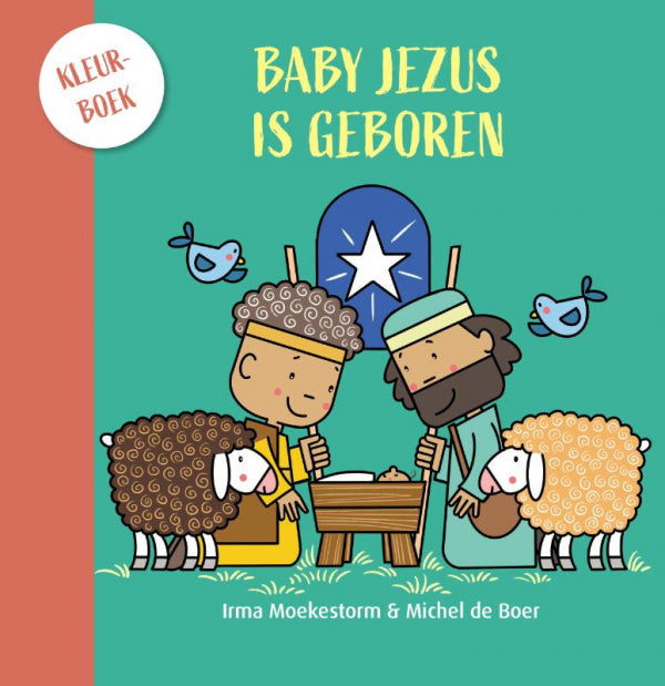 Baby Jezus is geboren kleurboek - 5 ex.