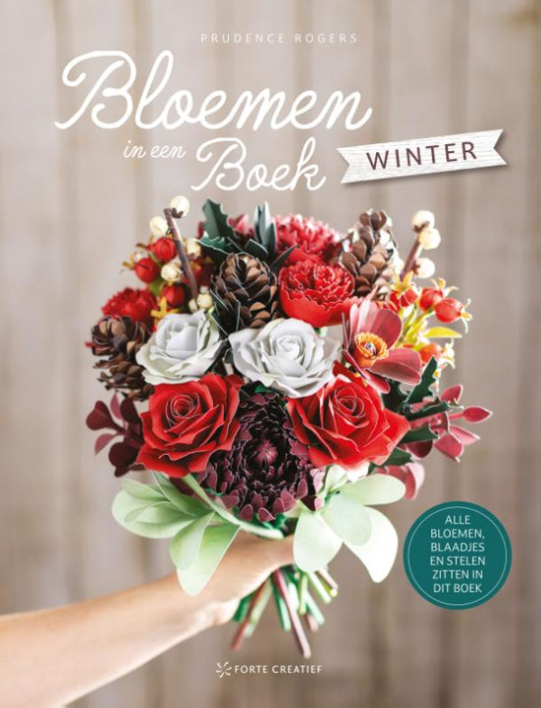 Bloemen in een boek winter