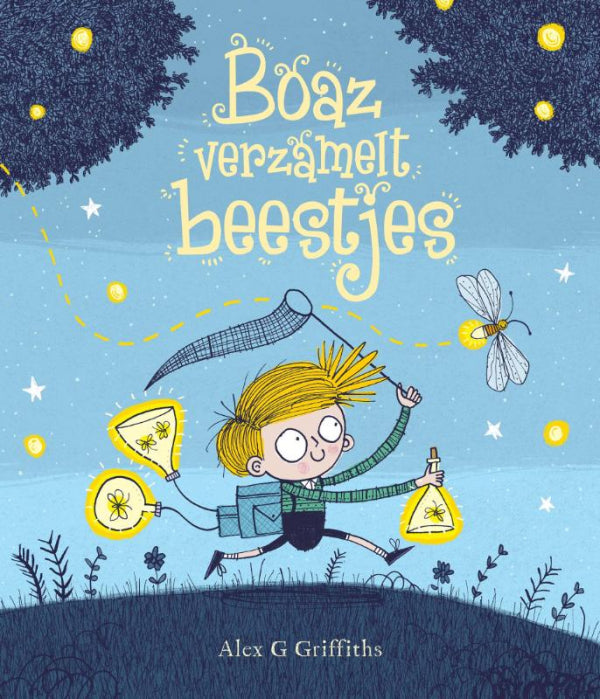 Boaz verzamelt beestjes