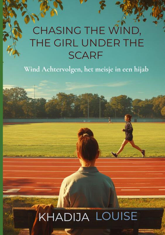 Chasing the wind, the girl under the scarf