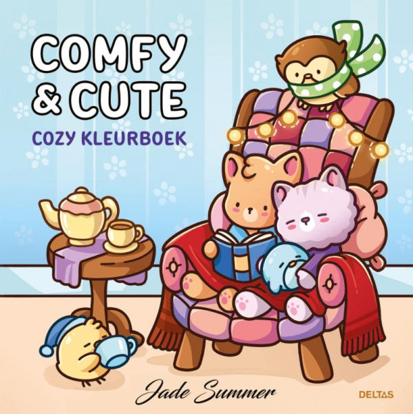Comfy-and-Cute-Cozy-kleurboek-Jade-Summer-boek-cover-9789044771411