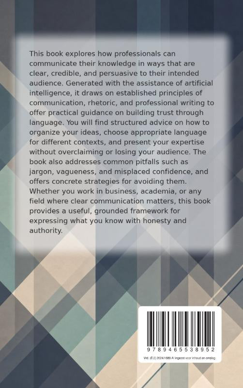Conveying-Your-Expertise-with-Credibility-flaptekst-9789465538952