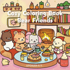 Cozy-Coloring-Book-Bear-Friends-boek-cover-9789465190549