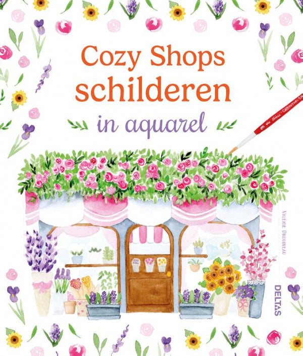 Cozy Shops schilderen in aquarel