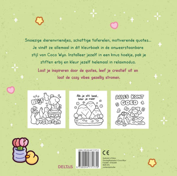 Cozy-Vibes-Cute-and-Comfy-kleurboek-Coco-Wyo-flaptekst-9789044771770