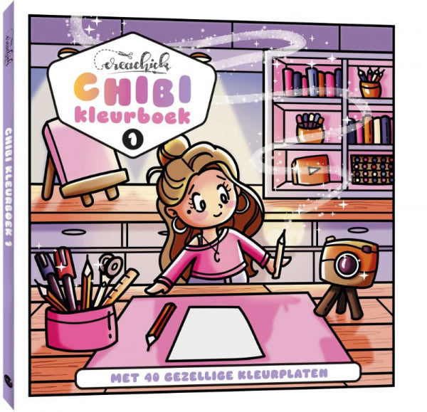 CreaChick-Chibikleurboek-1-boek-cover-9789045331225