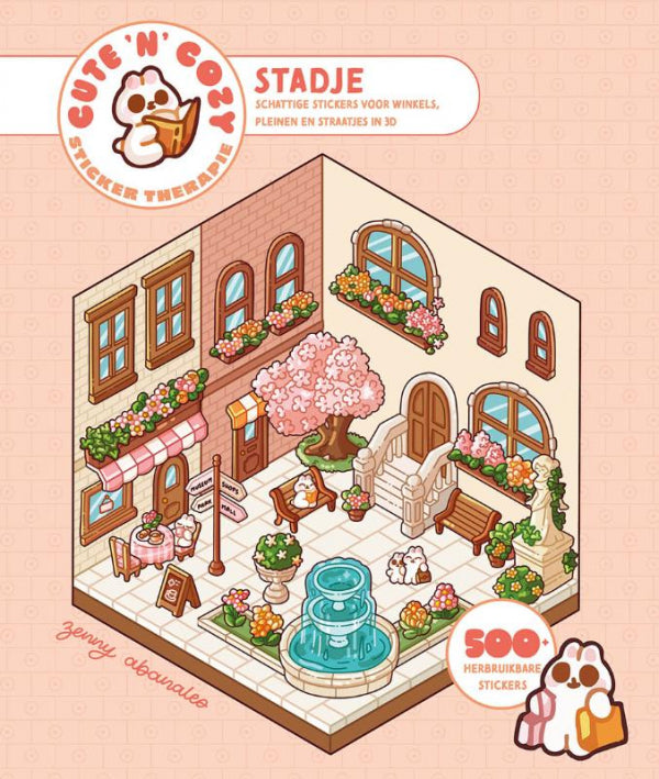 Cute-n-Cozy-Sticker-Therapie-Stadje-boek-cover-9789043946063