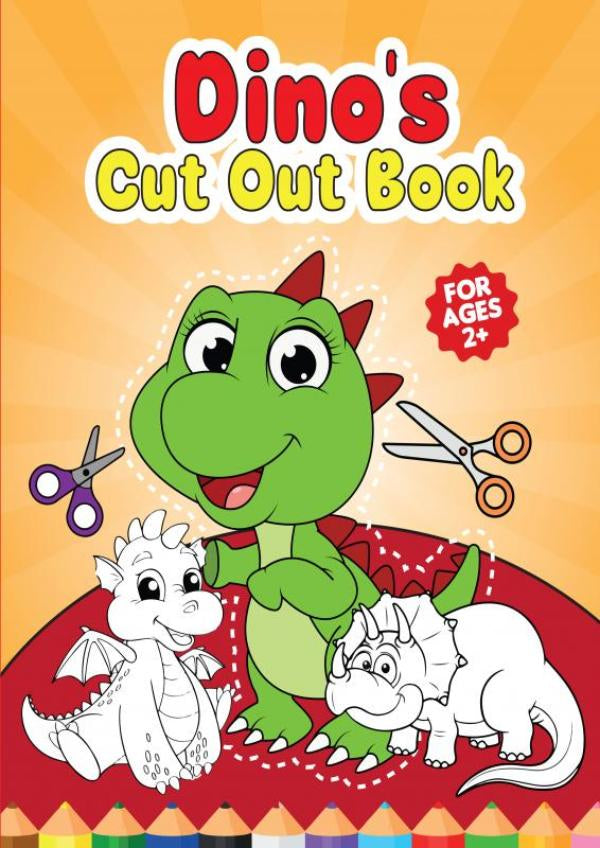 Cutsie Animals - Dino's cut out book
