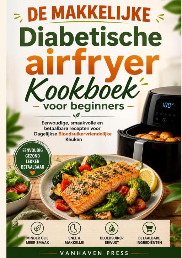 DE MAKKELIJKE Diabetische airfryer Kookboek voor beginners