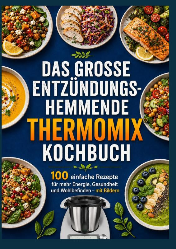 Das große entzündungshemmende Thermomix® Kochbuch : 100 einfache Rezepte für mehr Energie, Gesundheit und Wohlbefinden – mit Bildern