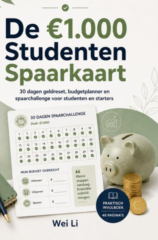 De €1.000 Studenten Spaarkaart