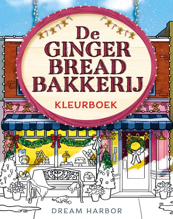De Gingerbread Bakkerij-kleurboek