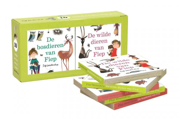 De-bosdieren-van-Fiep-and-De-wilde-dieren-van-Fiep-uitdeelboekjes-boek-cover-9789021462998