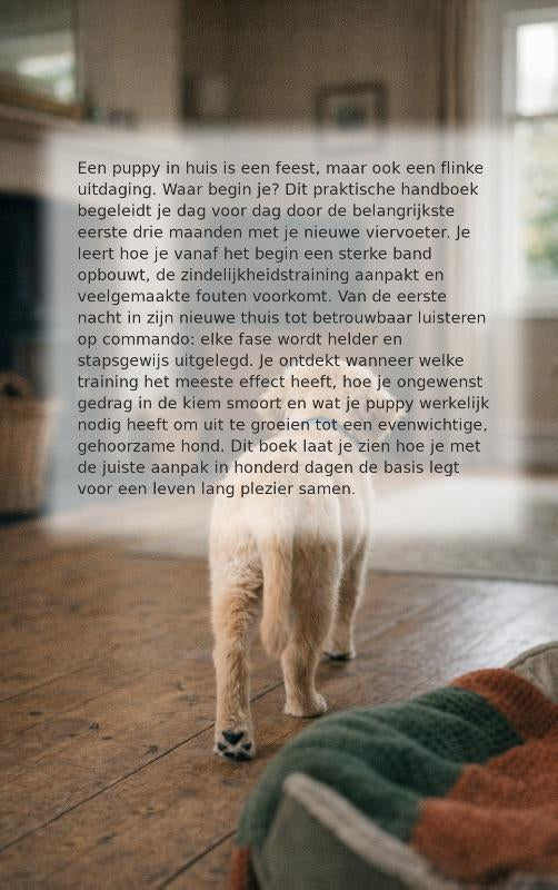 De-eerste-100-dagen-met-je-puppy-flaptekst-9789465197487
