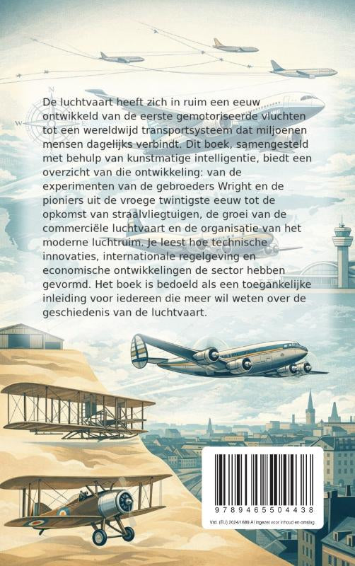 De-geschiedenis-van-de-luchtvaart-flaptekst-9789465504438