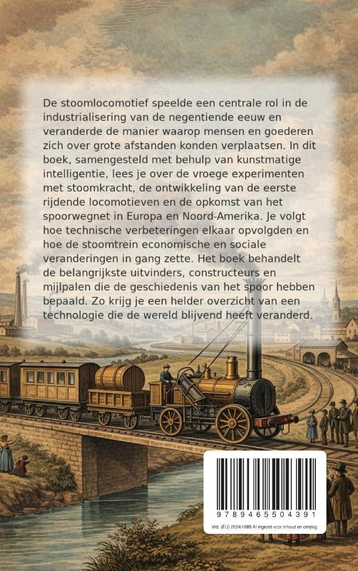 De-geschiedenis-van-de-stoomlocomotief-flaptekst-9789465504391