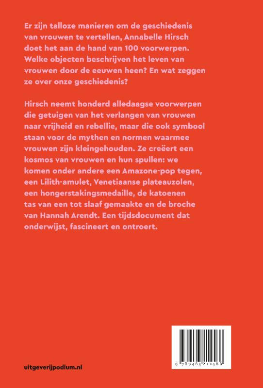 De-geschiedenis-van-de-vrouw-in-100-voorwerpen-flaptekst-9789463812566