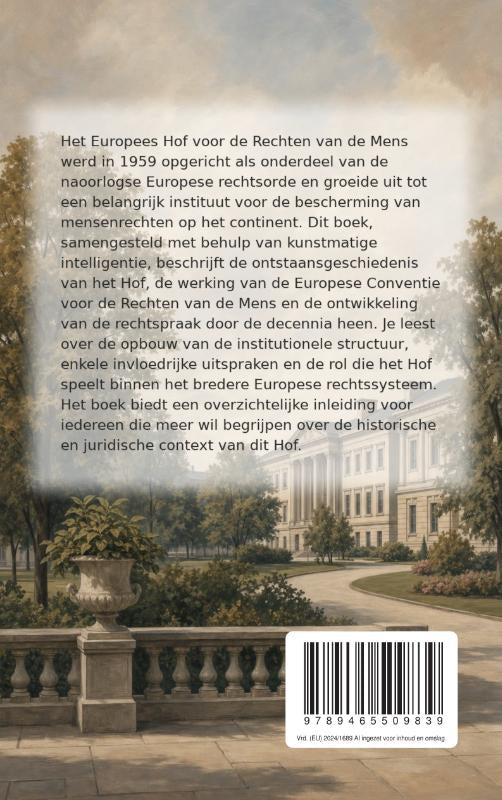 De-geschiedenis-van-het-Europees-Hof-voor-de-Rechten-van-de-Mens-flaptekst-9789465509839