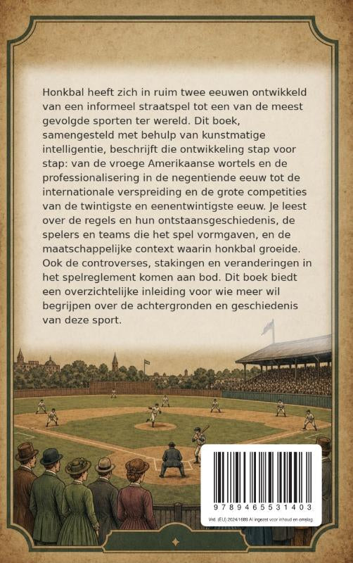 De-geschiedenis-van-het-honkbal-flaptekst-9789465531403