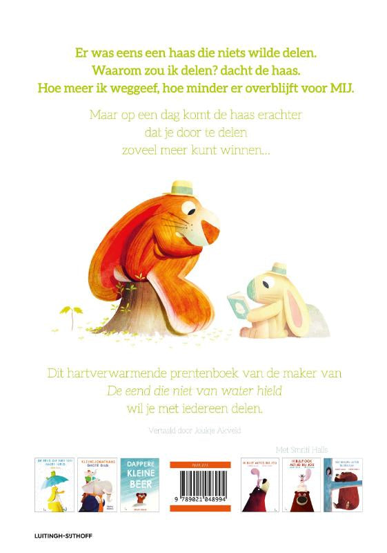 De-haas-die-niets-wilde-delen-flaptekst-9789021048994