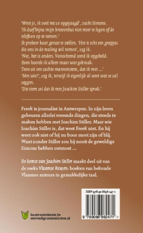 De-komst-van-Joachim-Stiller-flaptekst-9789086962471