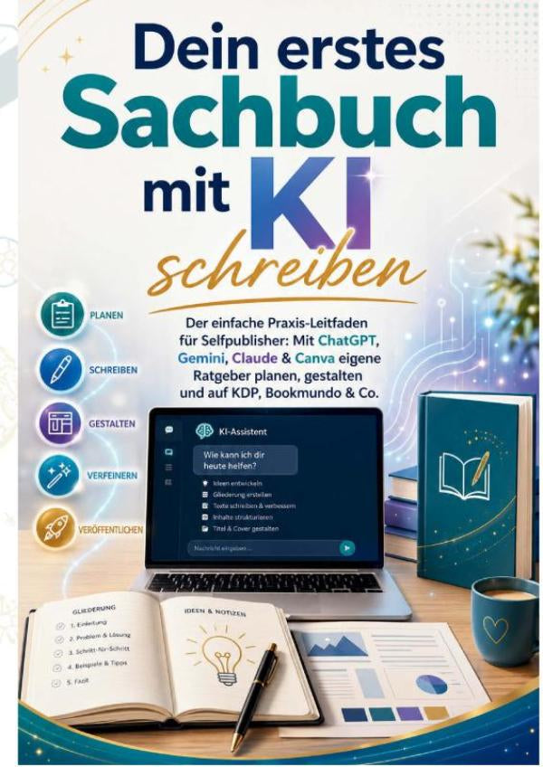 Dein erstes Sachbuch mit KI schreiben: Der einfache Praxis-Leitfaden für Selfpublisher