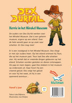 Dex-Durfal-3-Herrie-in-het-Mirakel-Museum-flaptekst-9789020677379