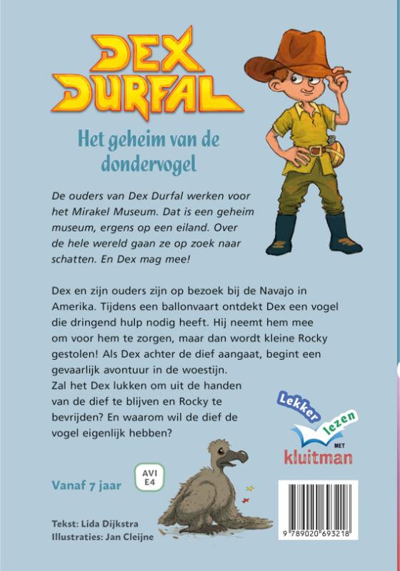 Dex-Durfal-Het-geheim-van-de-dondervogel-flaptekst-9789020693218