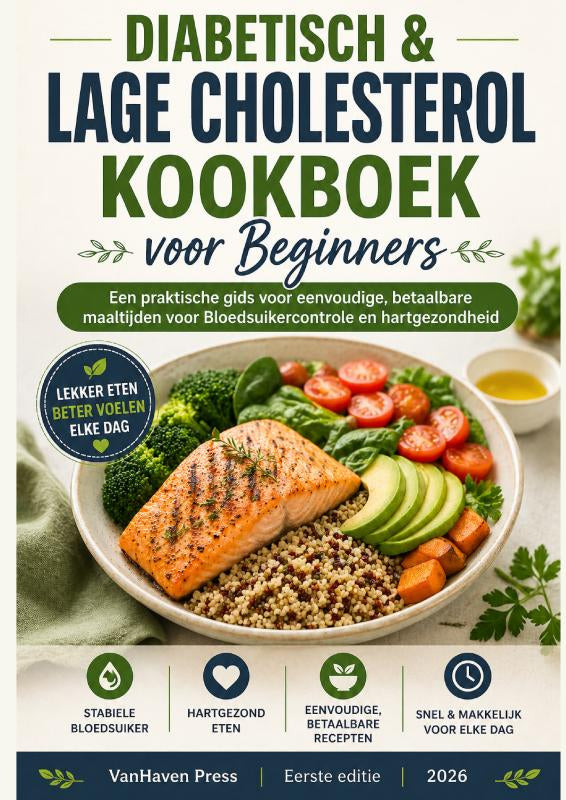Diabetisch & Lage cholesterol Kookboek voor Beginners