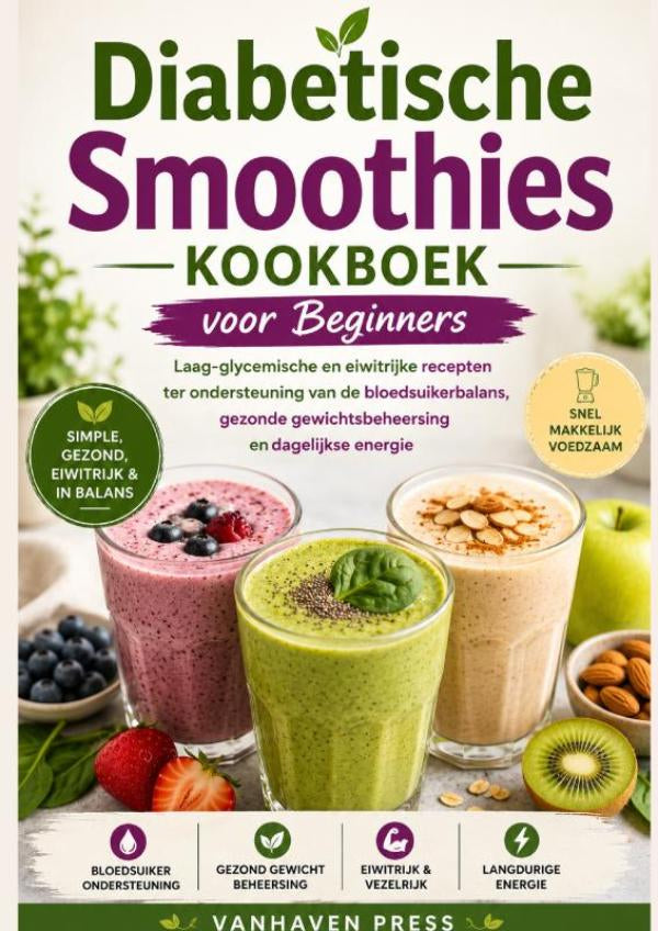Diabetische Smoothies Kookboek voor Beginners