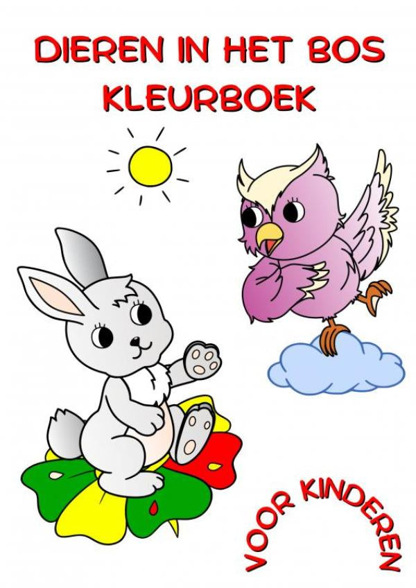 Dieren-in-Het-Bos-Kleurboek-voor-Kinderen-boek-cover-9789403757490