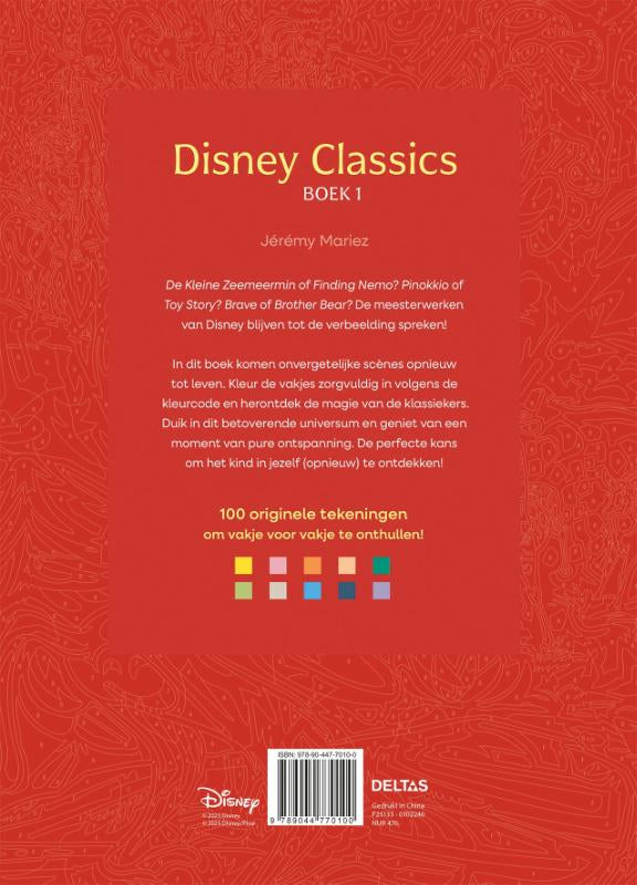 Disney-Classics-boek-1-Kleuren-op-nummer-voor-volwassenen-flaptekst-9789044770100