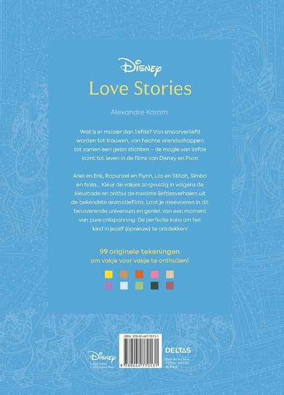 Disney-Love-stories-Kleuren-op-nummer-voor-volwassenen-flaptekst-9789044770131