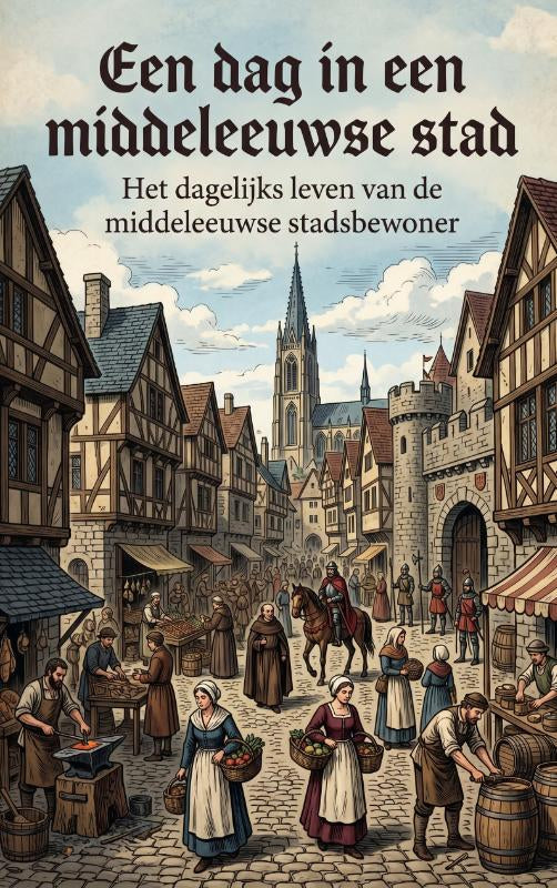 Een dag in een middeleeuwse stad