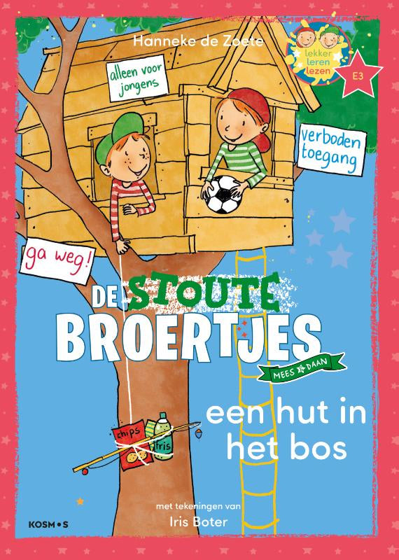 Een hut in het bos
