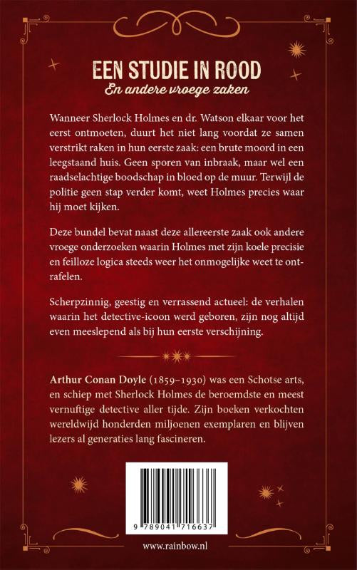 Een-studie-in-rood-and-andere-vroege-zaken-flaptekst-9789041716637