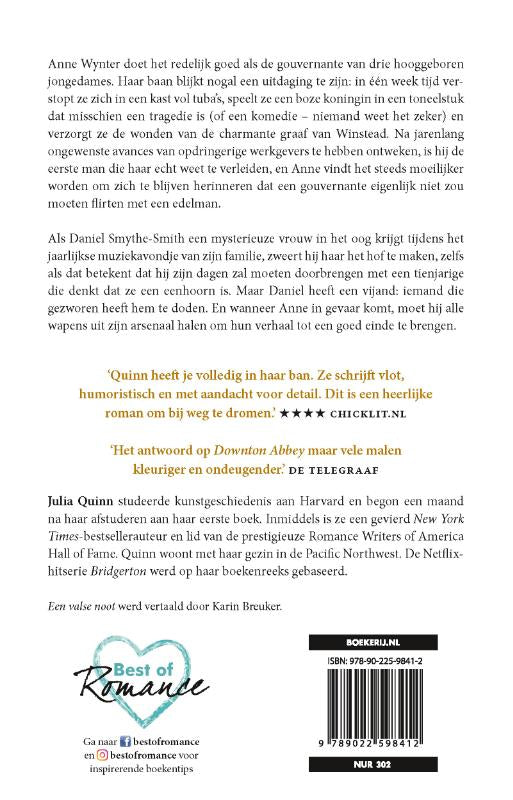 Een-valse-noot-flaptekst-9789022598412