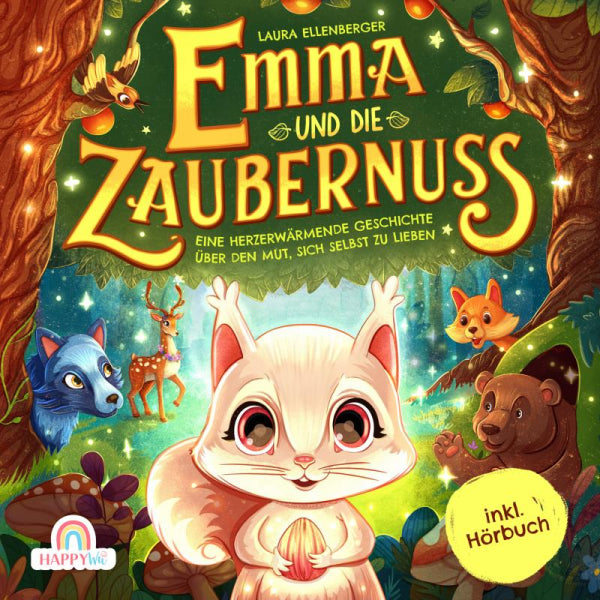 Emma-und-die-Zaubernuss-Eine-herzerwarmende-Geschichte-uber-den-Mut-sich-selbst-zu-lieben-boek-cover-9789403782379