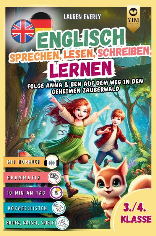 Englisch Kurzgeschichten 3./4. Klasse - Spielerisch Englisch lesen, sprechen, schreiben lernen.